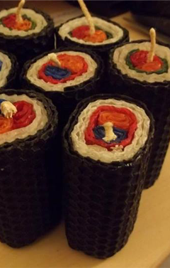 Sushi Roll Candle Workshop