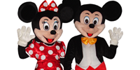 Mickey Mouse and Minnie Mouse appearing at Yorkshire Cosplay Con 6