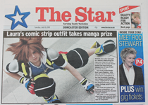 Laura's comic strip outfit takes manga prize