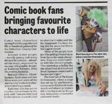 Comic book fans bringing favourite characters to life